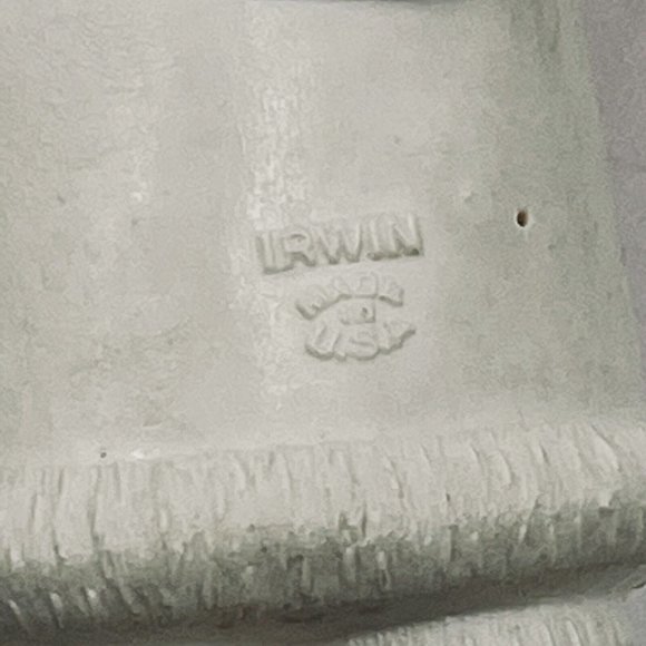 2 Vintage Irwin Standing Christmas Santa Claus w Gifts & Toy Sack Plastic 4" - Picture 6 of 16